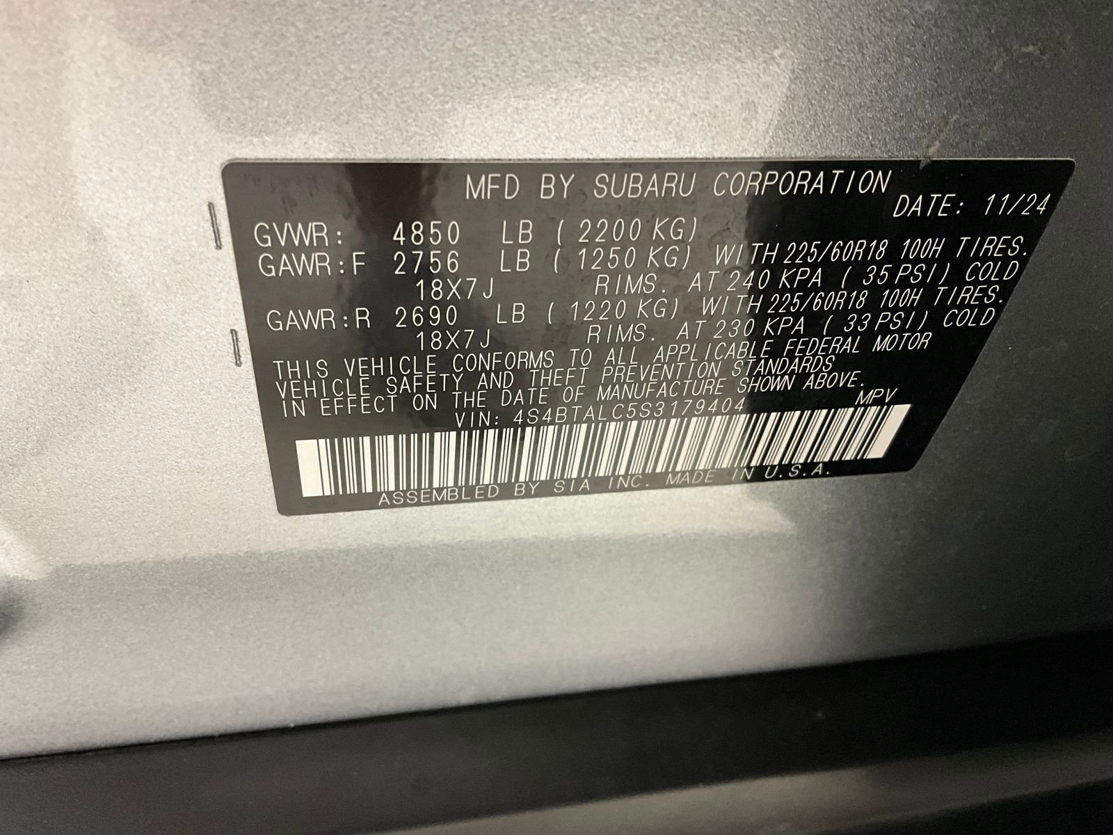 Used 2025 Subaru Outback Onyx Edition image 31