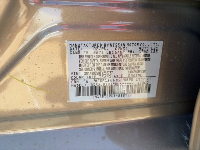 New 2026 Nissan Sentra SV FWD image 24