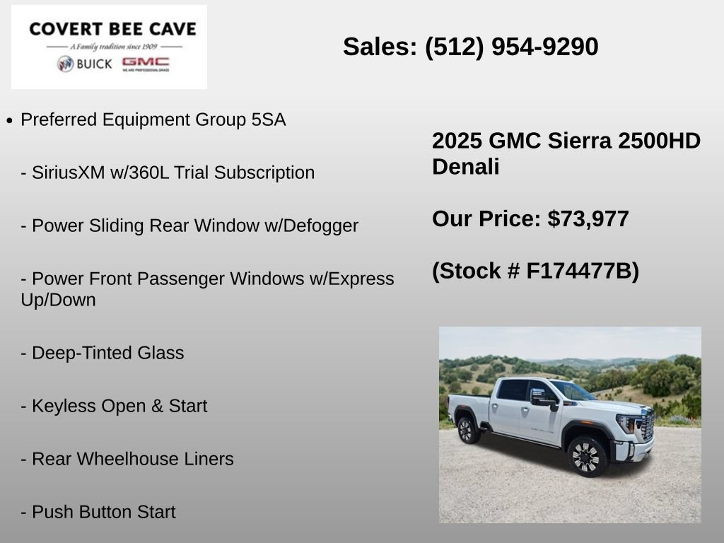 Used 2025 GMC Sierra 2500 Denali w/ Denali Reserve Package AWD/4WD image 6