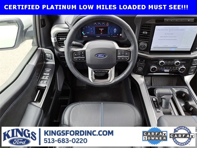 Certified 2024 Ford F150 Platinum w/ Equipment Group 702A High image 11
