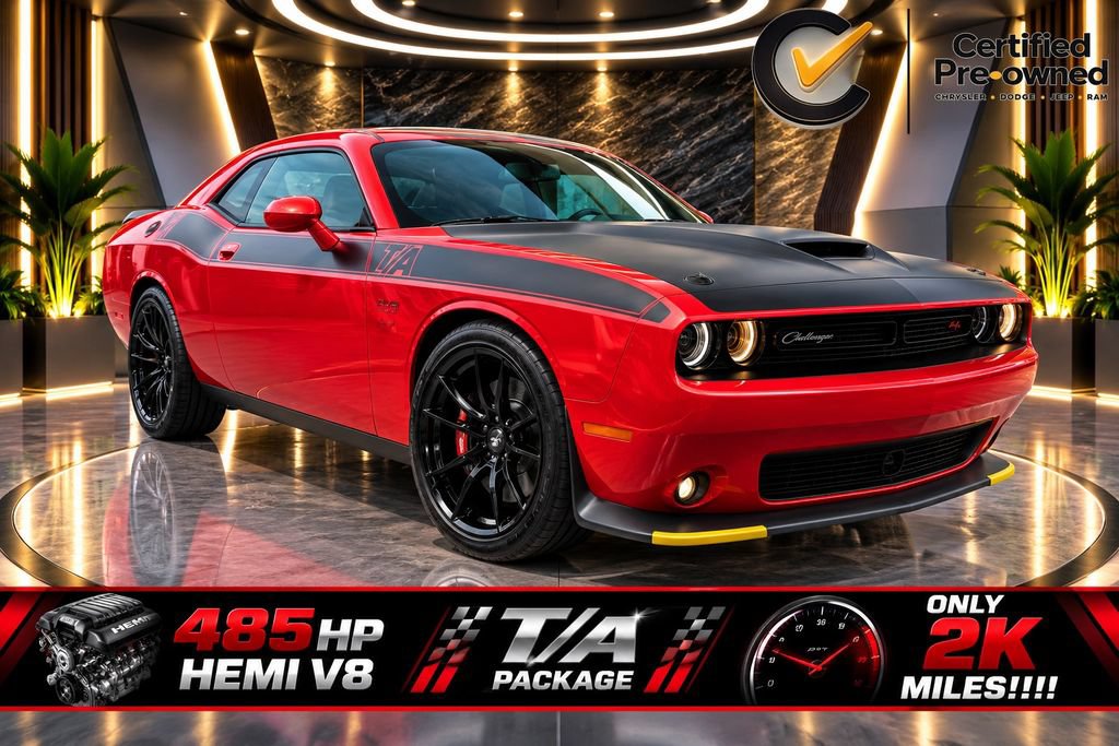 Certified 2023 Dodge Challenger R/T Scat Pack w/ T/A Package RWD image 1