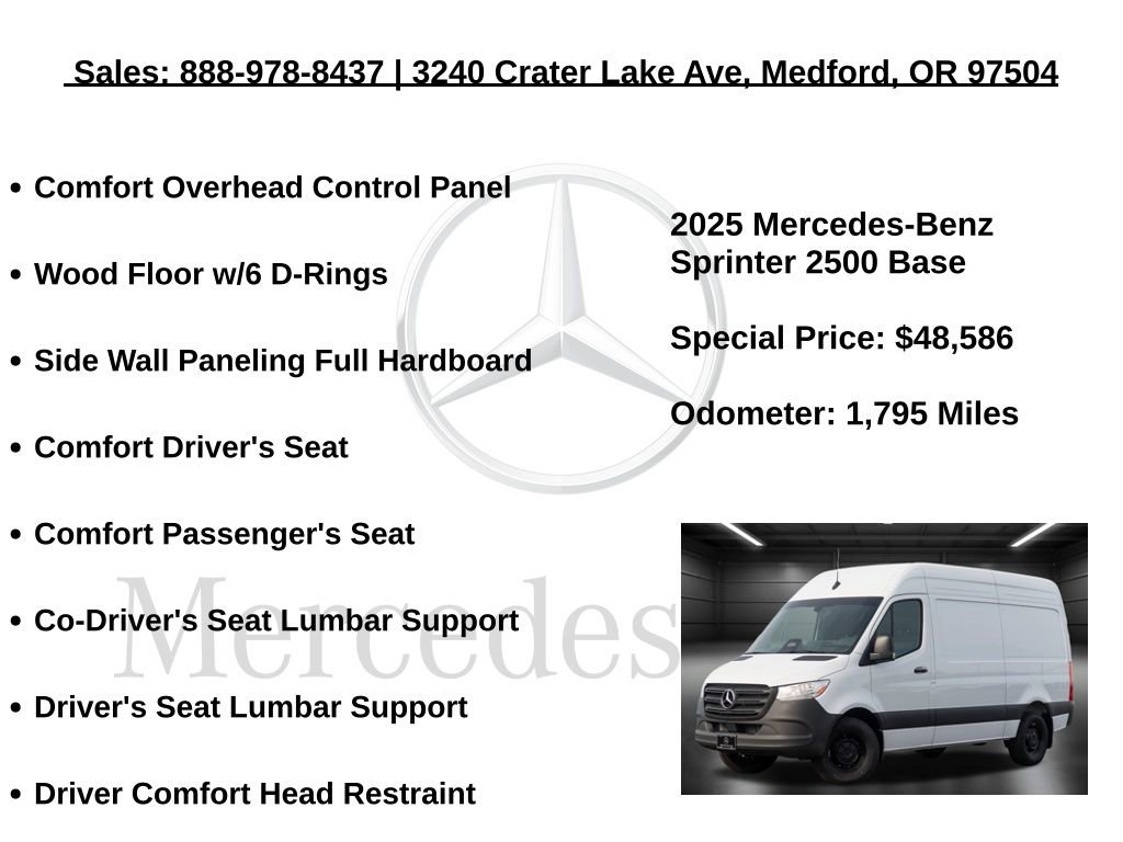 Used 2025 Mercedes-Benz Sprinter 2500 image 20
