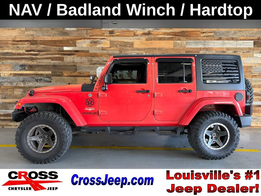 Used 2013 Jeep Wrangler Unlimited Sahara w/ Dual Top Group AWD/4WD image 1
