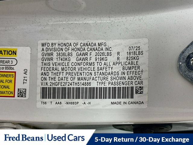 Used 2026 Honda Civic LX image 35