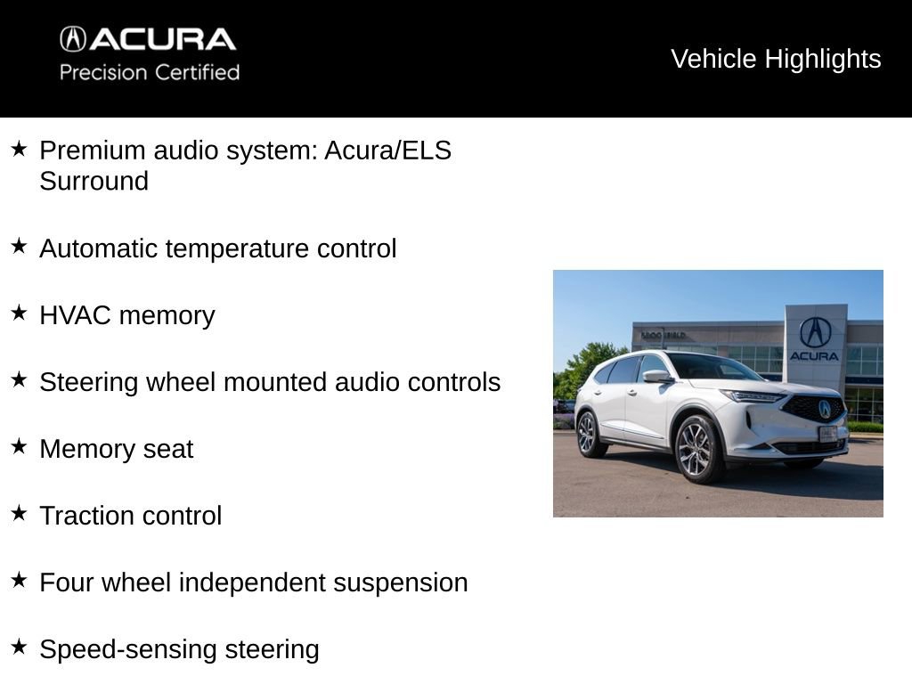 Certified 2024 Acura MDX SH-AWD w/ Technology Package image 9