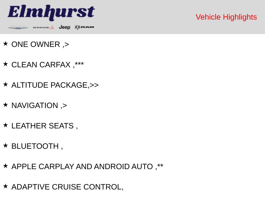 Certified 2025 Jeep Grand Cherokee Altitude AWD/4WD image 9
