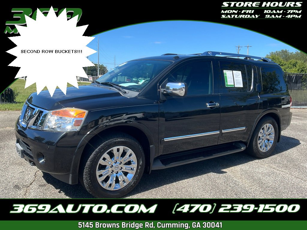 Used 2015 Nissan Armada Platinum w/ 2nd Row Captain Seat Package
