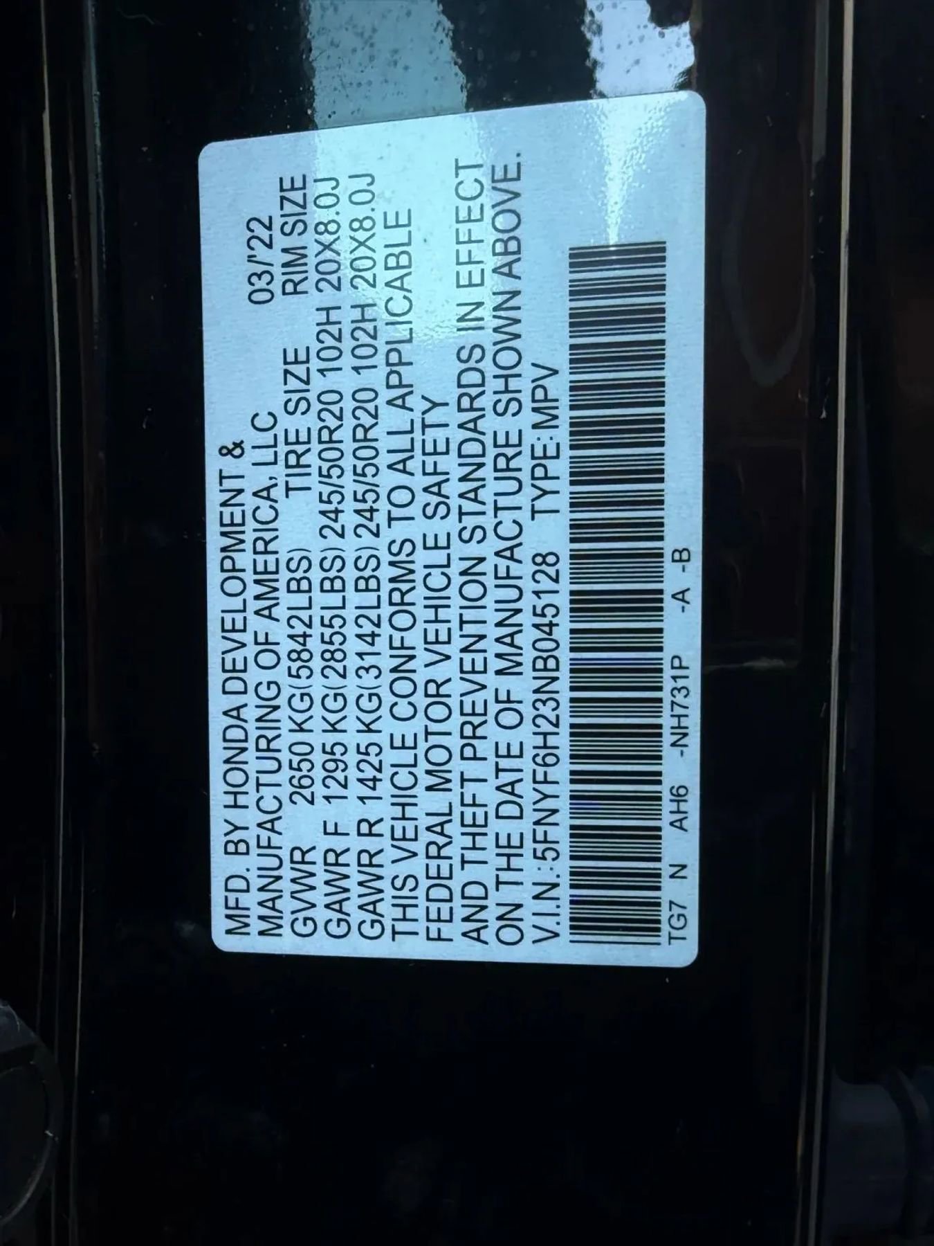 Used 2022 Honda Pilot Special Edition image 34