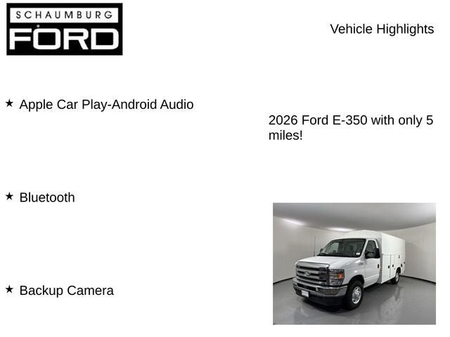 New 2026 Ford E-350 and Econoline 350 Super Duty w/ Power Equipment Group RWD image 8