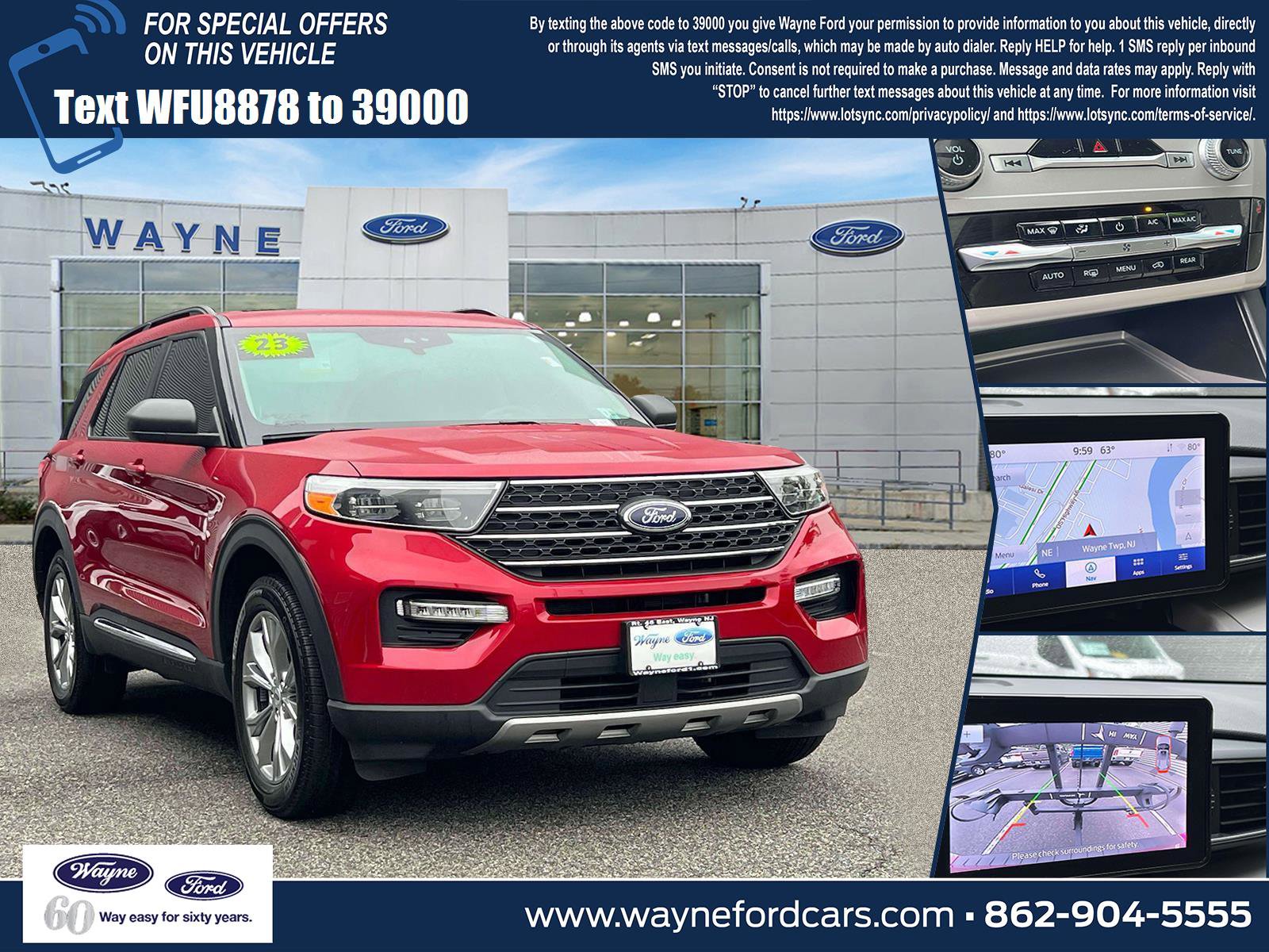 Certified 2023 Ford Explorer XLT w/ Equipment Group 202A