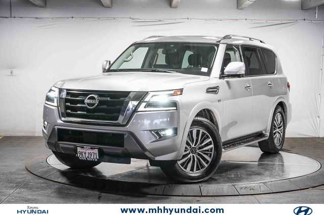 Used 2021 Nissan Armada SL w/ Captain's Chairs Package image 1