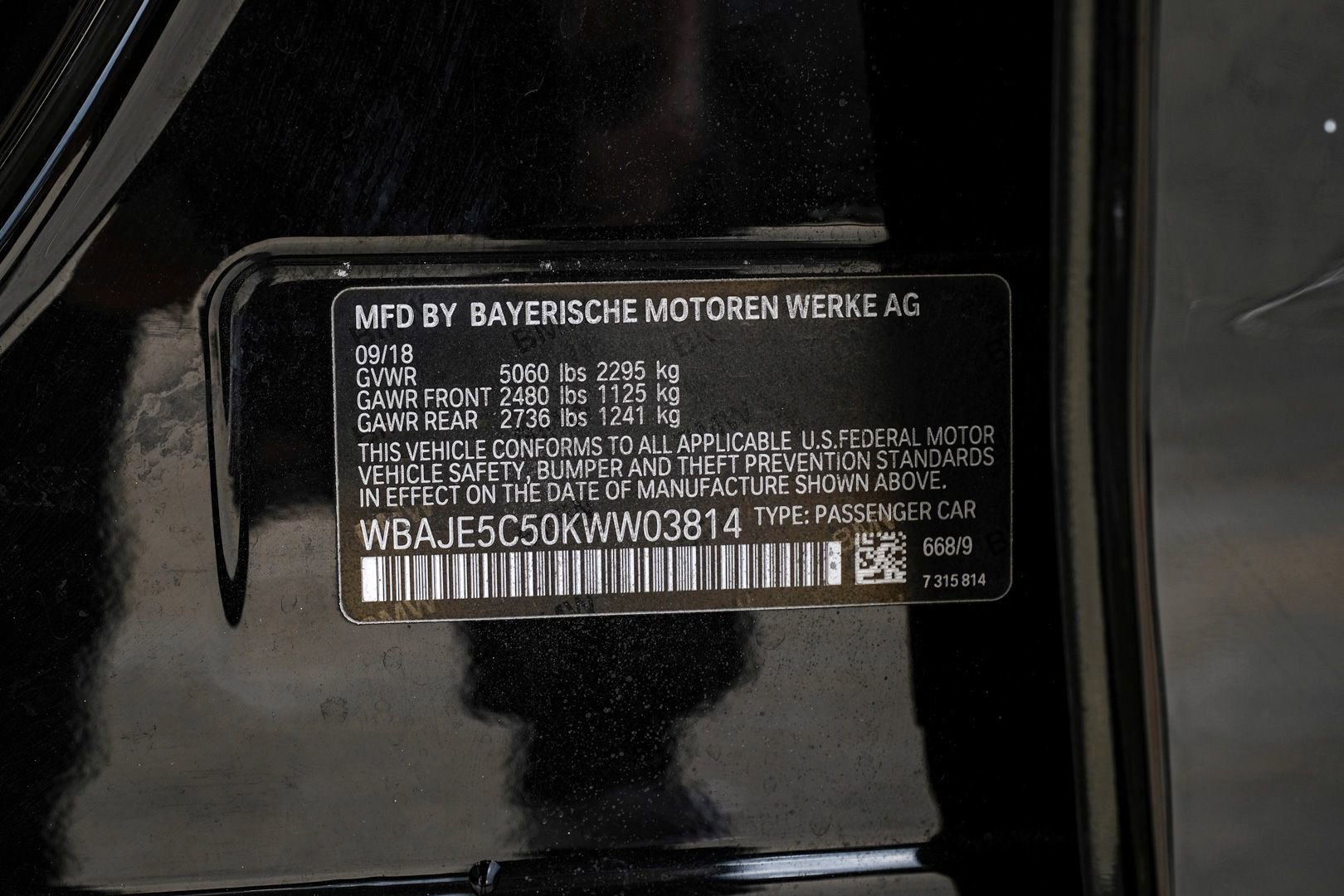 Used 2019 BMW 540i w/ Convenience Package RWD image 52