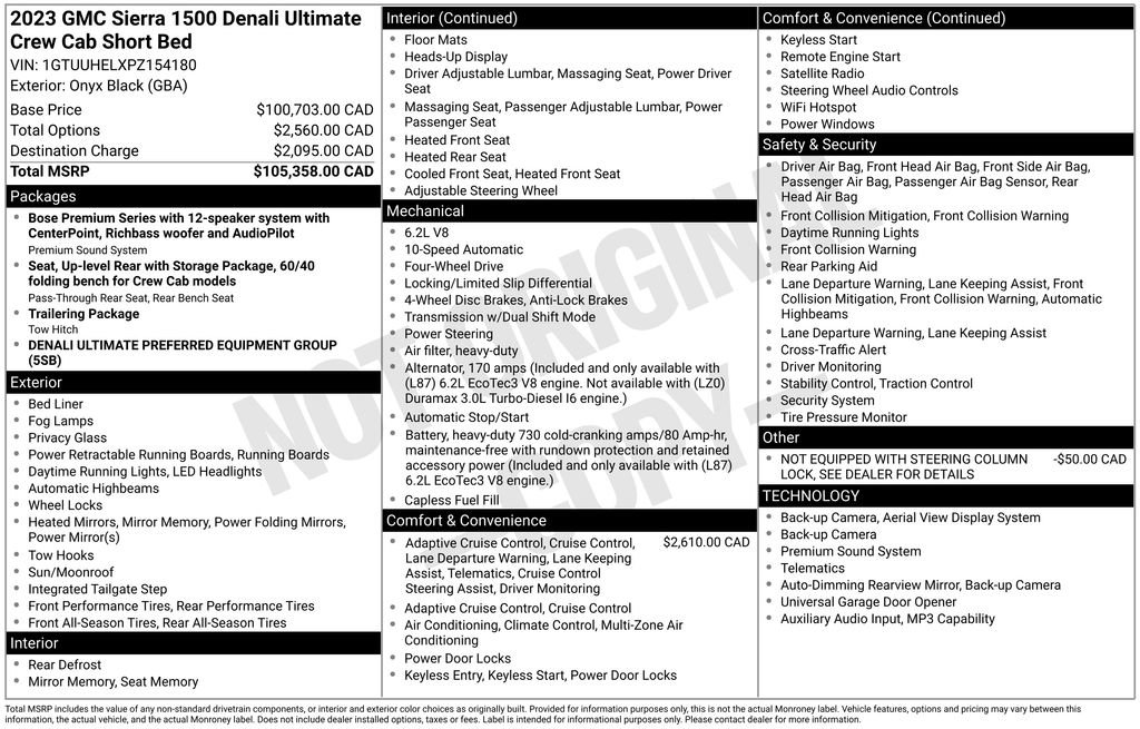 Used 2023 GMC Sierra 1500 Denali Ultimate AWD/4WD image 38