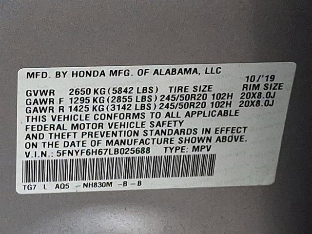 Used 2020 Honda Pilot Touring image 29