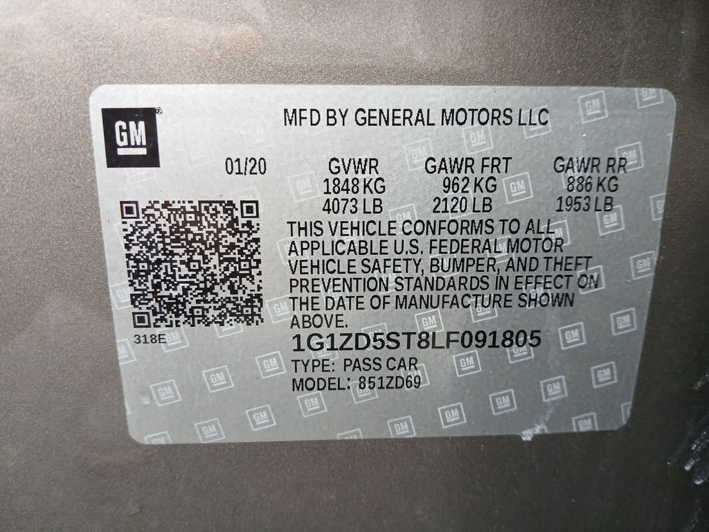 Used 2020 Chevrolet Malibu LT FWD image 29