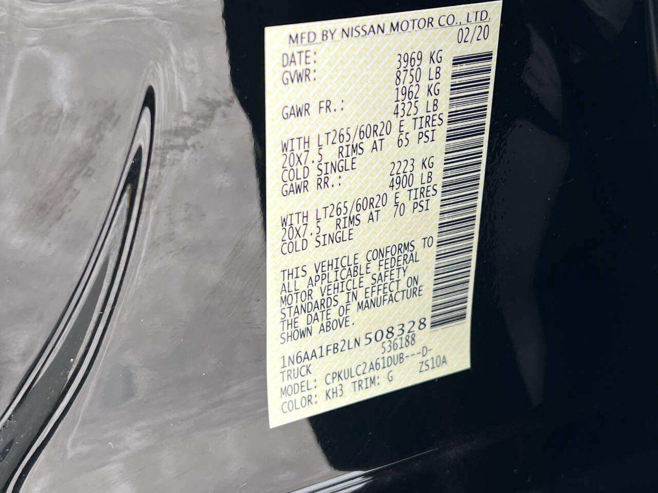 Used 2020 Nissan Titan SV w/ SV Convenience Package image 32