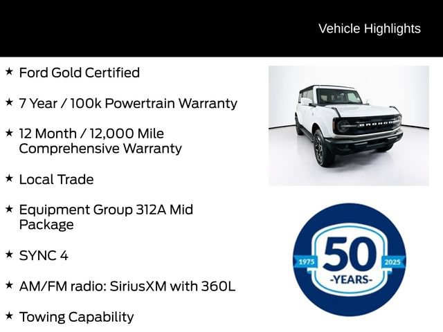 Used 2023 Ford Bronco Outer Banks AWD/4WD image 6