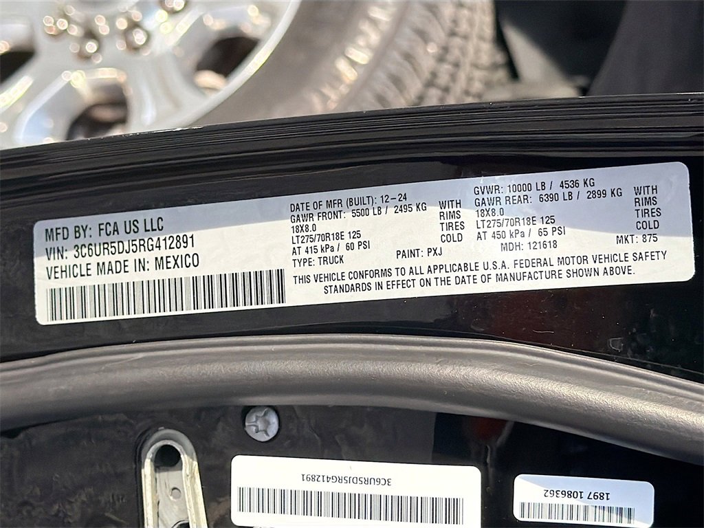 Used 2024 RAM 2500 Big Horn w/ Bed Utility Group image 29