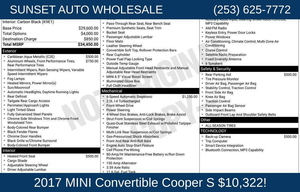 Used 2017 MINI Cooper S FWD image 53