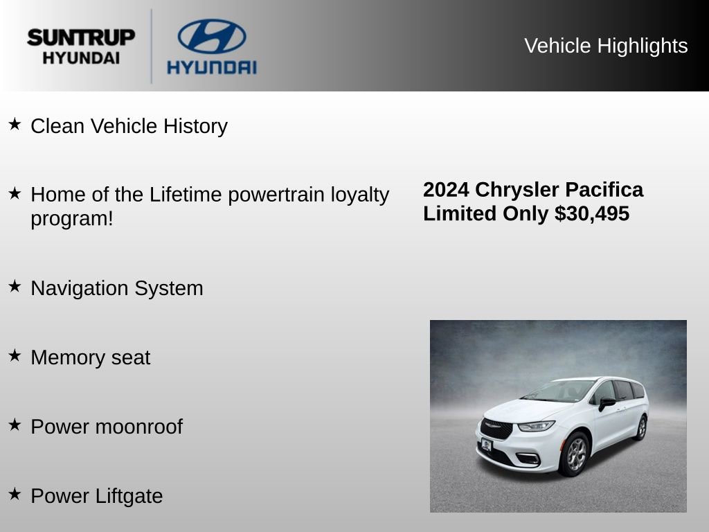 Used 2024 Chrysler Pacifica Limited FWD image 8