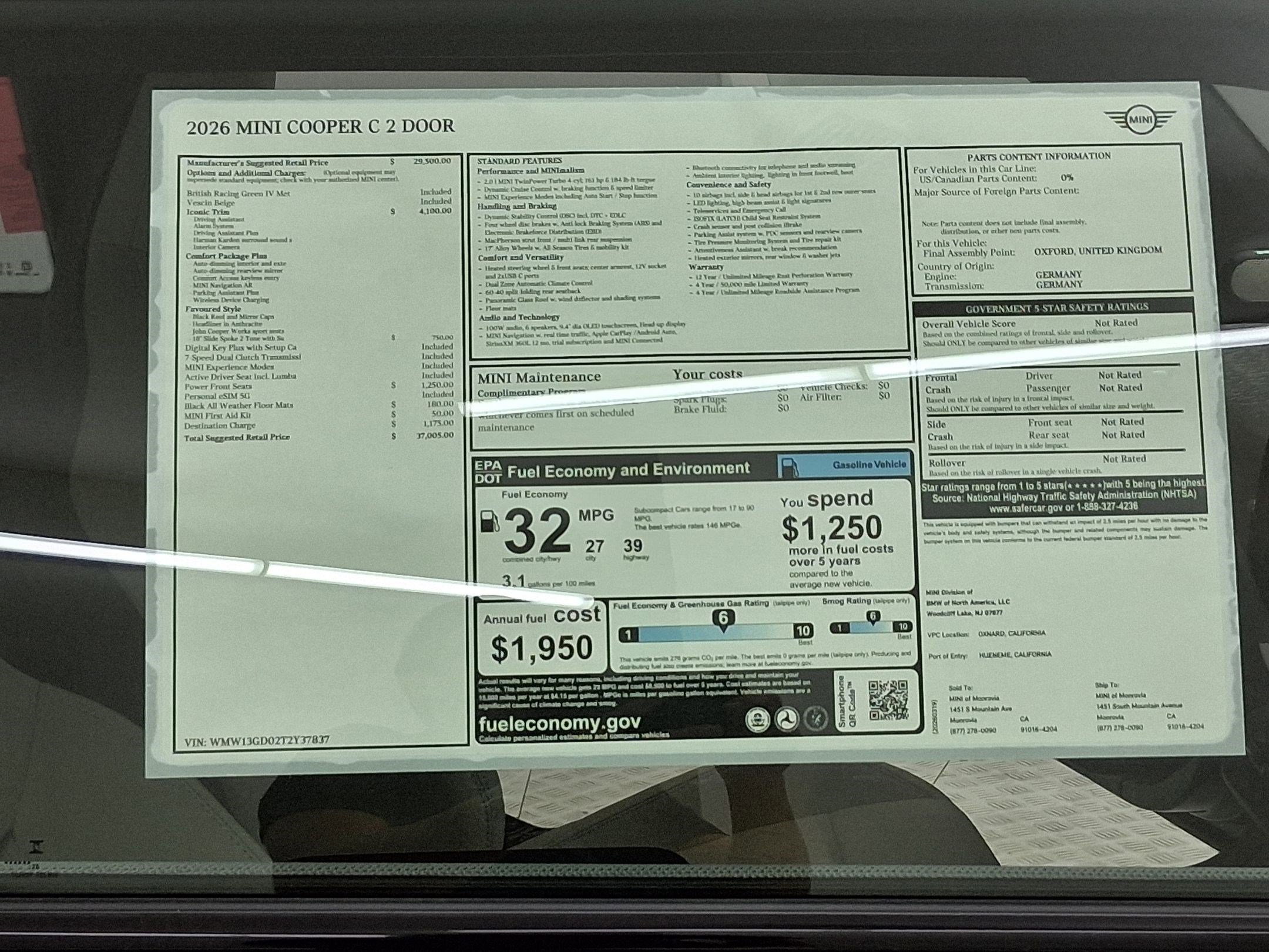 New 2026 MINI Cooper 2-Door Hardtop image 30