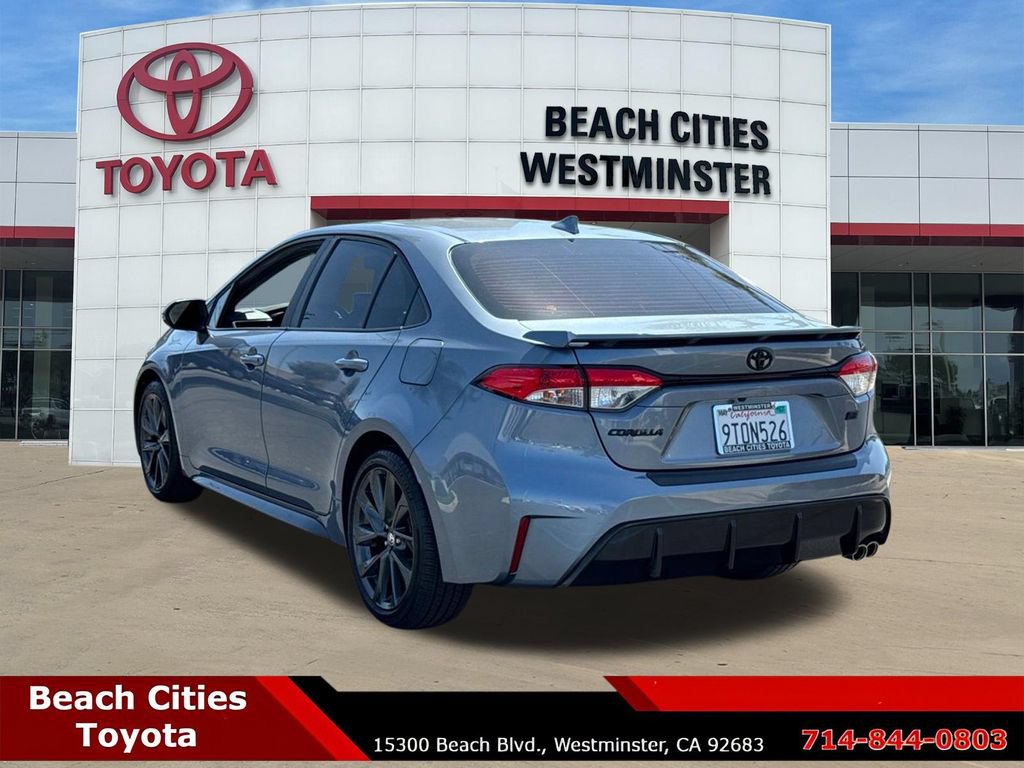 Certified 2025 Toyota Corolla SE w/ SE Premium Package FWD image 8