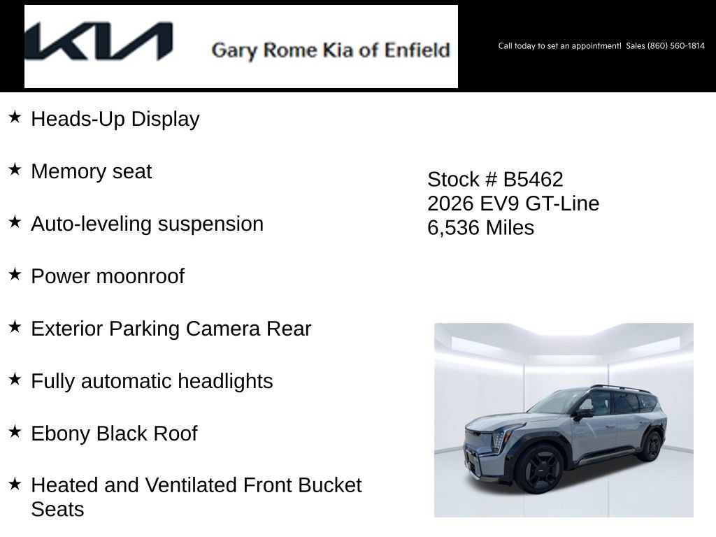 Certified 2026 Kia EV9 GT-Line AWD/4WD image 20