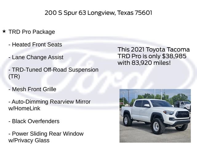 Used 2021 Toyota Tacoma TRD Pro AWD/4WD image 10