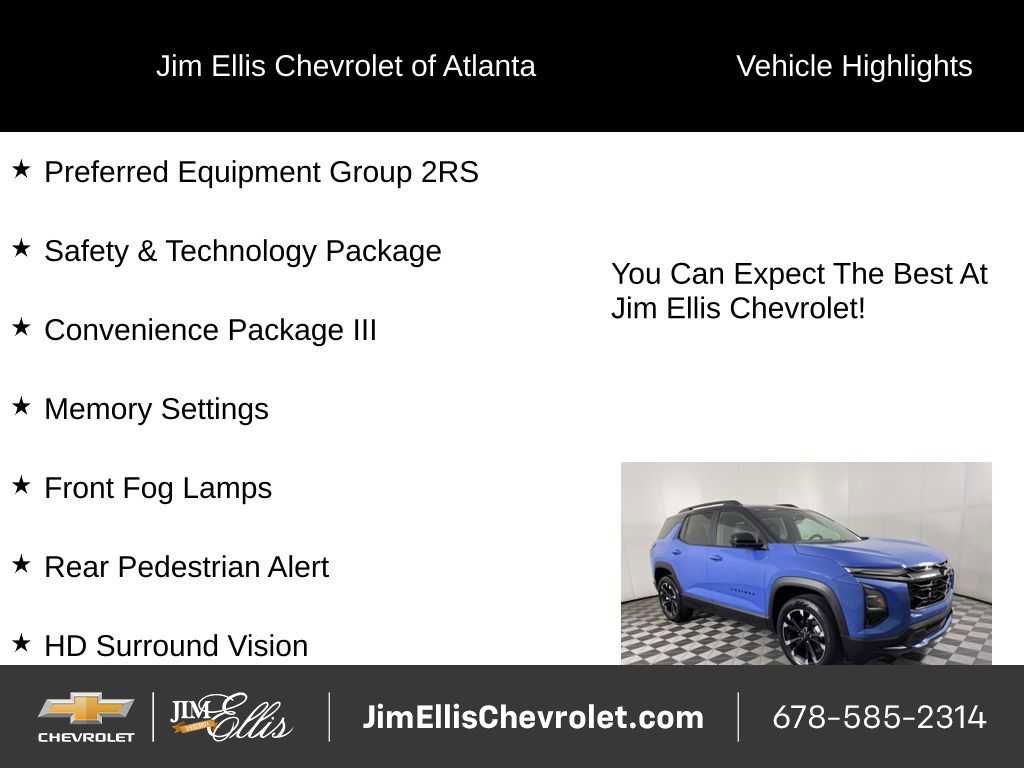 Certified 2025 Chevrolet Equinox RS w/ Safety and Technology Package image 10