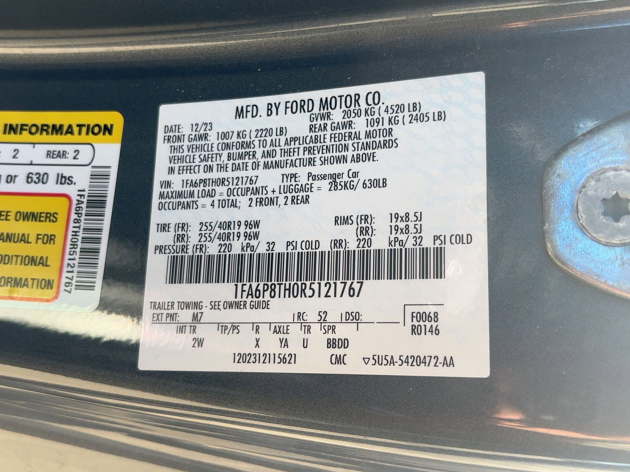 Used 2024 Ford Mustang EcoBoost image 29