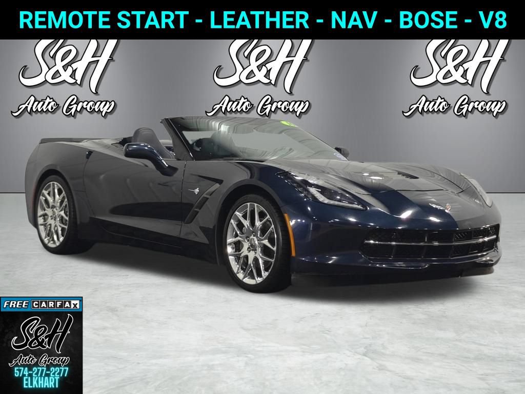 Used 2016 Chevrolet Corvette Stingray Convertible w/ 3LT Preferred Equipment Group RWD image 1