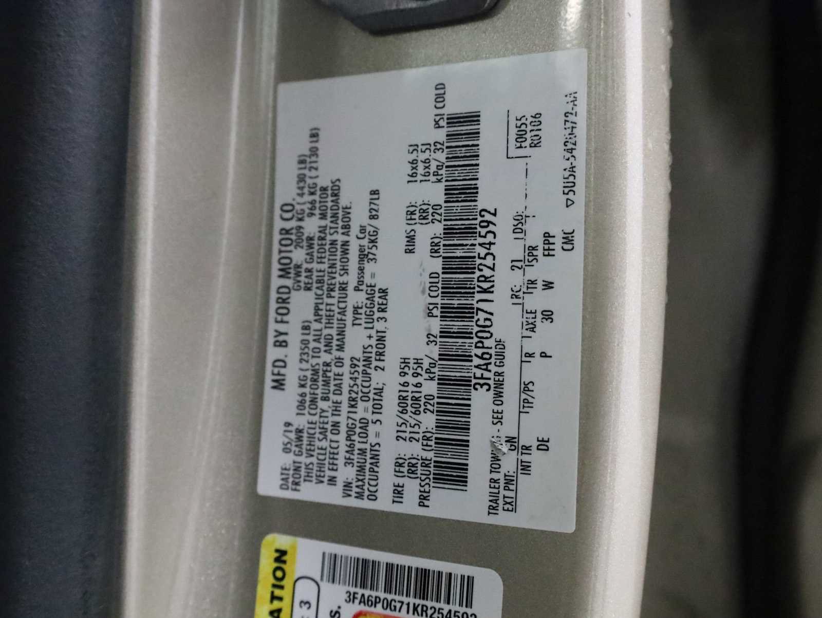 Used 2019 Ford Fusion S FWD image 40