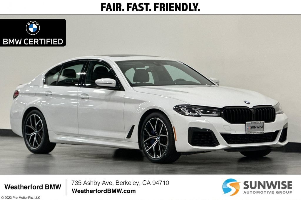 Certified 2023 BMW 540i w/ M Sport Package RWD image 1