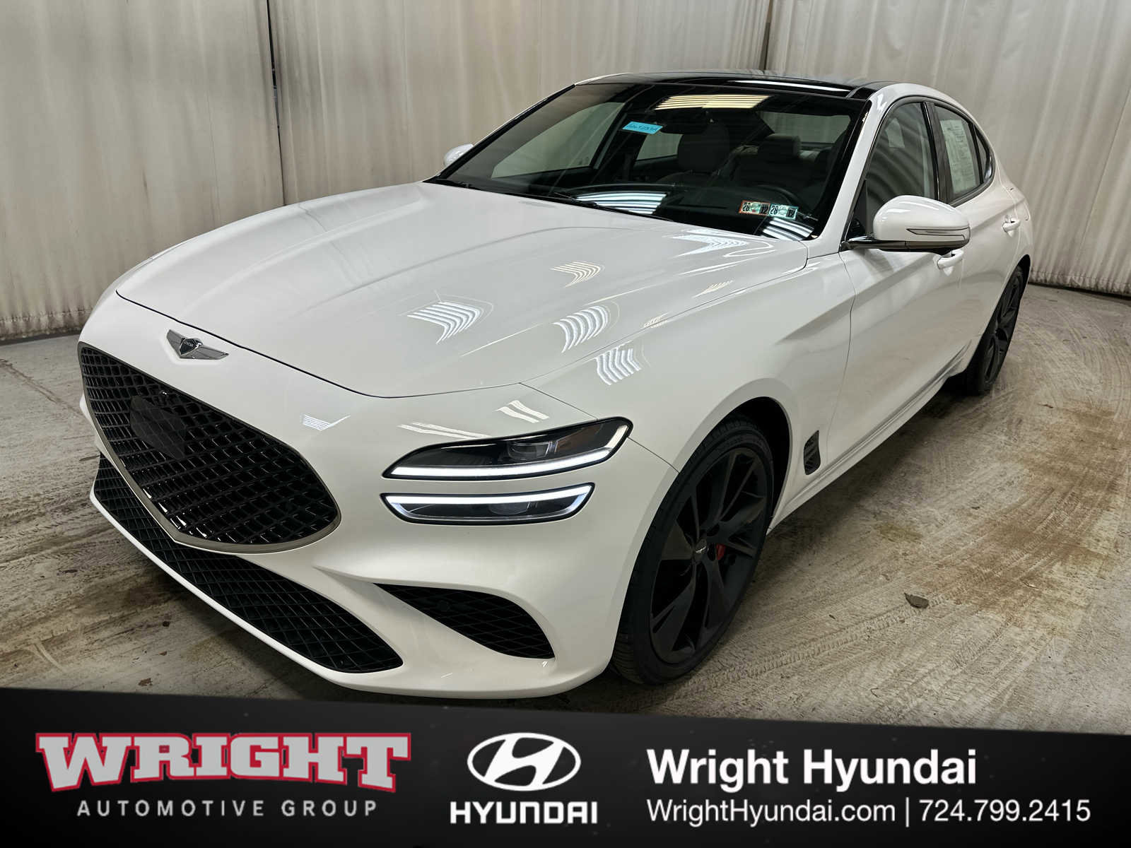 Certified 2022 Genesis G70 3.3T w/ Sport Prestige Package image 3