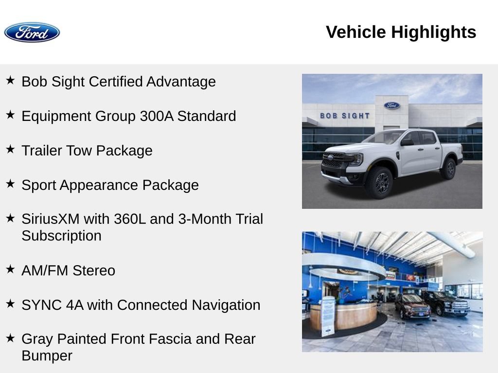 New 2026 Ford Ranger XLT w/ Trailer Tow Package AWD/4WD image 2