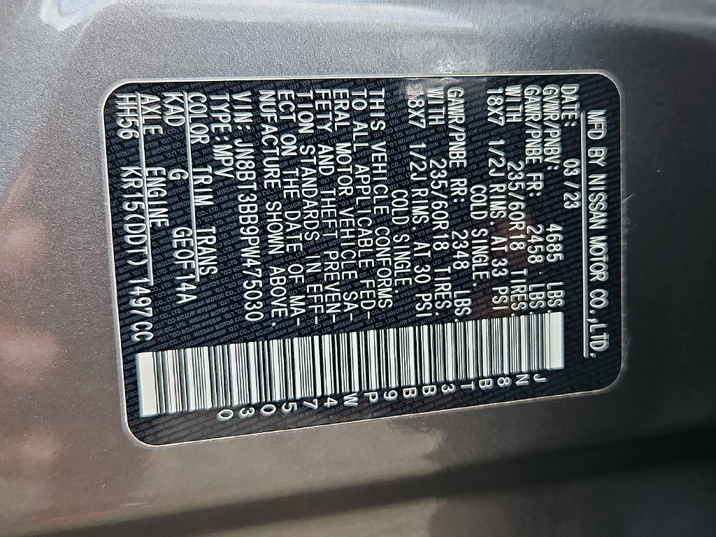 Certified 2023 Nissan Rogue SV AWD/4WD image 29