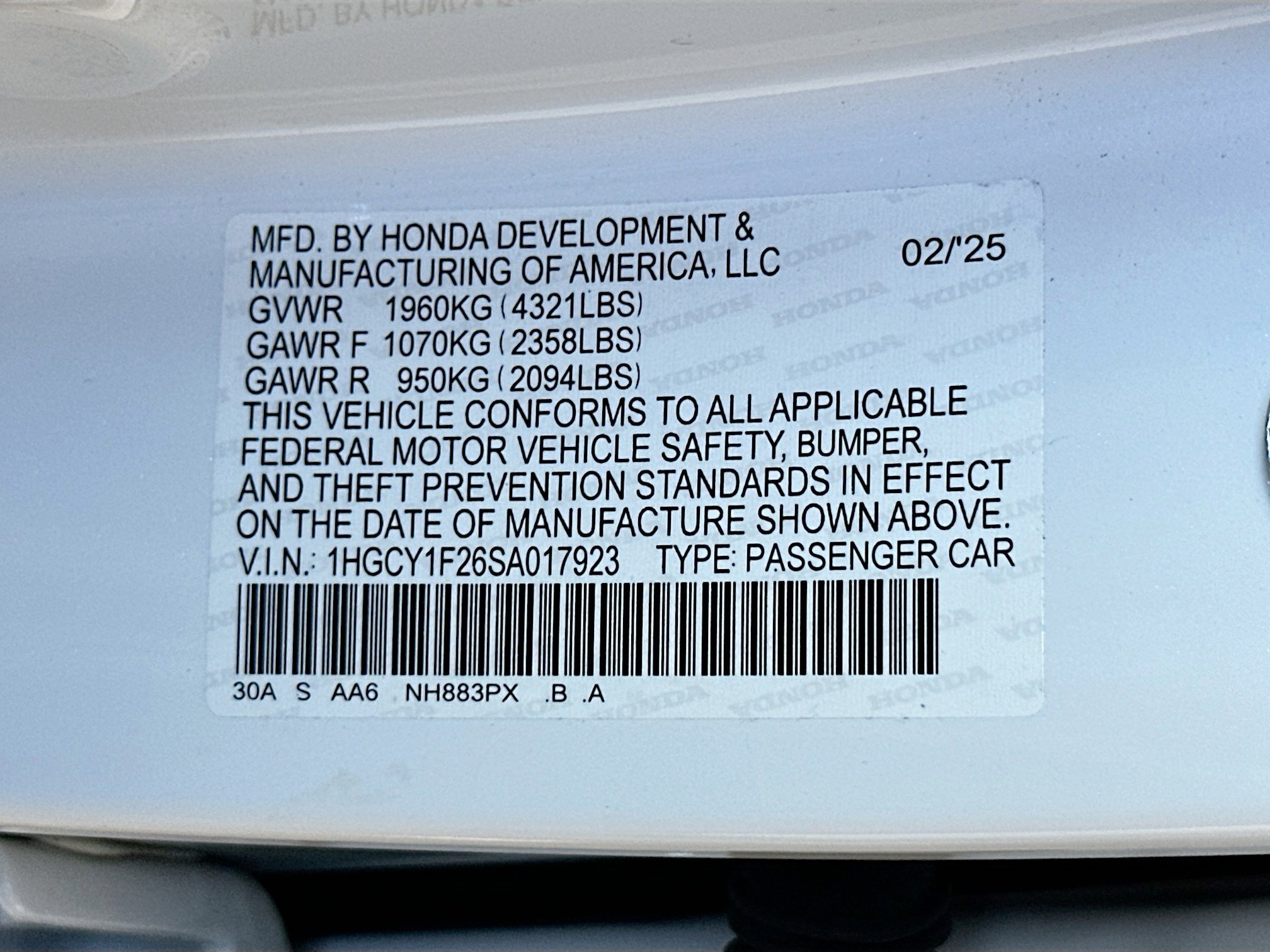 Used 2025 Honda Accord LX image 31