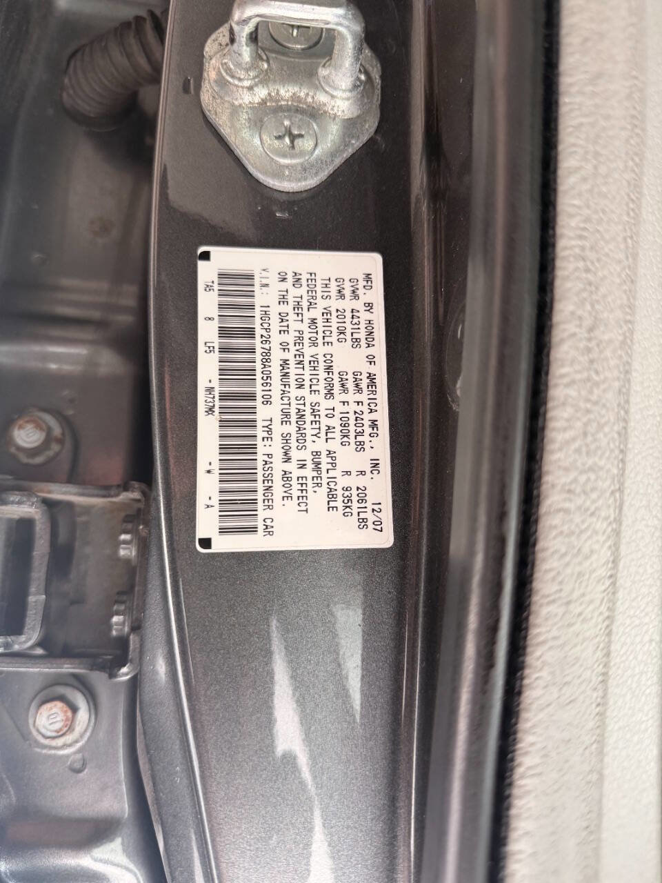 Used 2008 Honda Accord EX image 45