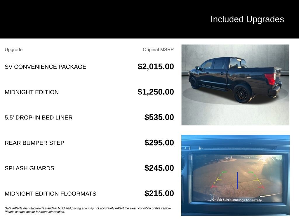 Used 2019 Nissan Titan SV w/ SV Convenience Package image 4