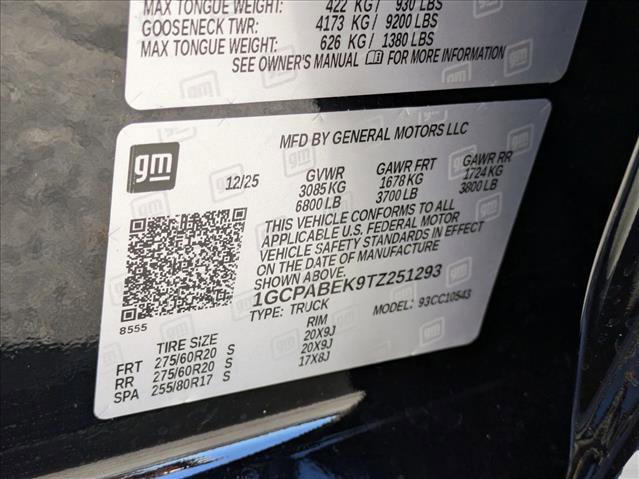 New 2026 Chevrolet Silverado 1500 Custom w/ Rally Edition image 16