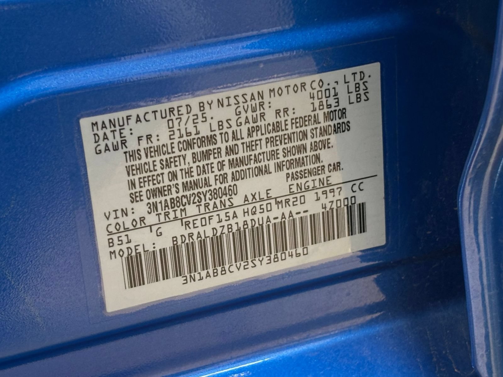 Used 2025 Nissan Sentra SV FWD image 26