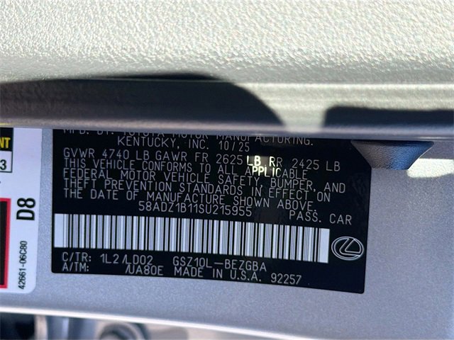 New 2025 Lexus ES 350 w/ Premium Package image 43