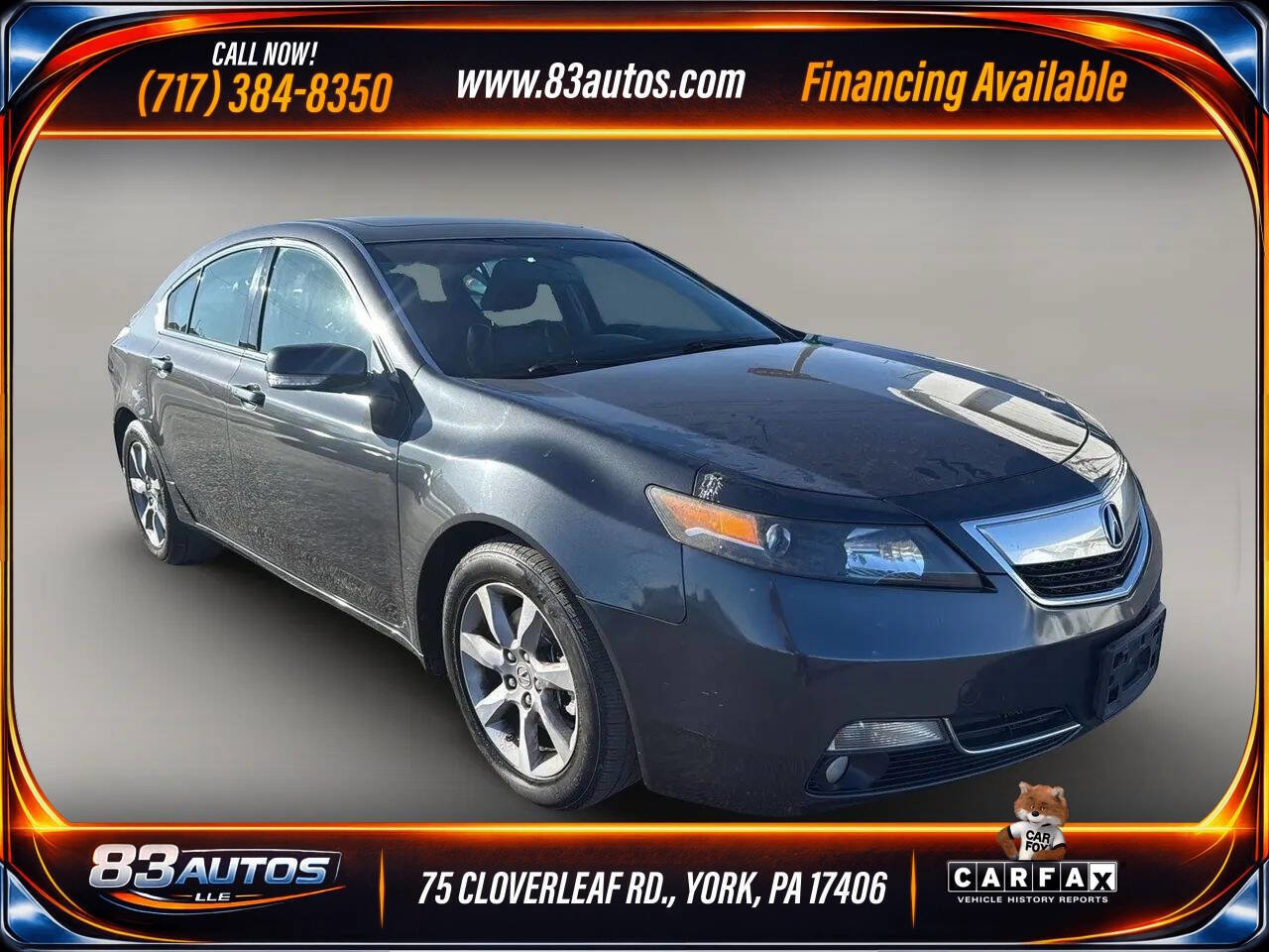 Used 2013 Acura TL w/ Technology Package