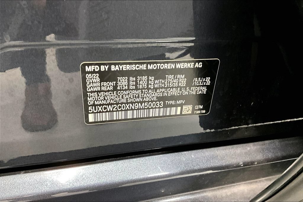 Used 2022 BMW X7 xDrive40i w/ M Sport Package AWD/4WD image 36