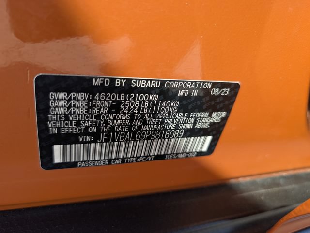 Used 2023 Subaru WRX Limited AWD/4WD image 37
