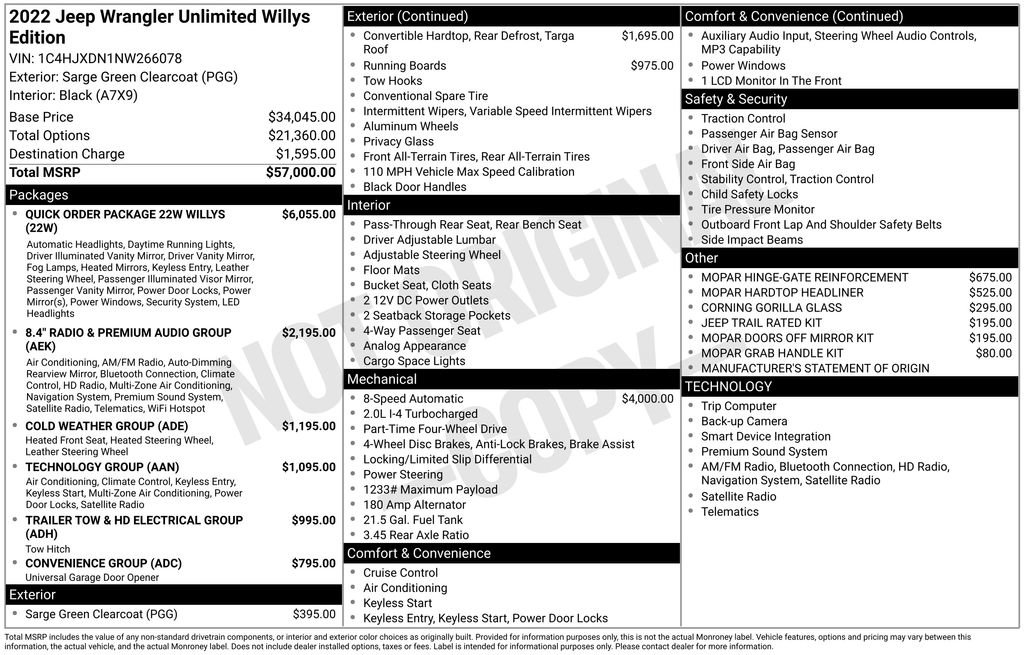 Used 2022 Jeep Wrangler Unlimited Sport image 37