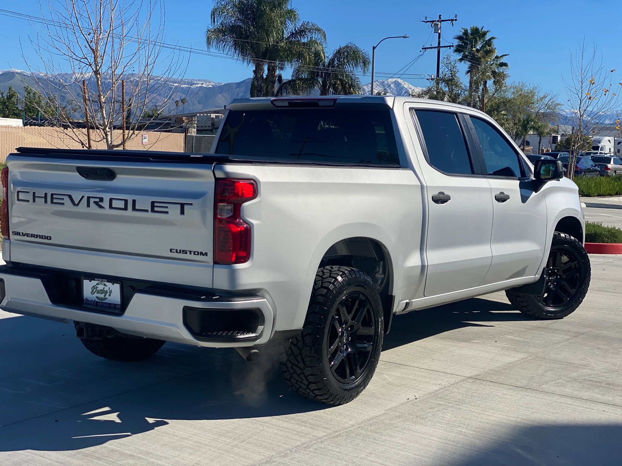 Used 2022 Chevrolet Silverado 1500 Custom w/ LPO, Dark Essentials Package image 3