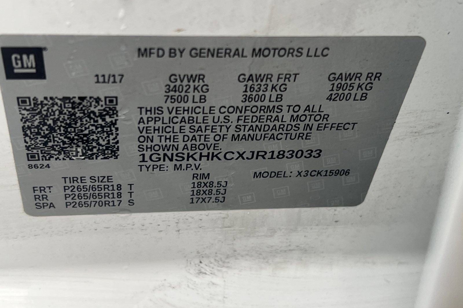 Used 2018 Chevrolet Suburban LT AWD/4WD image 30