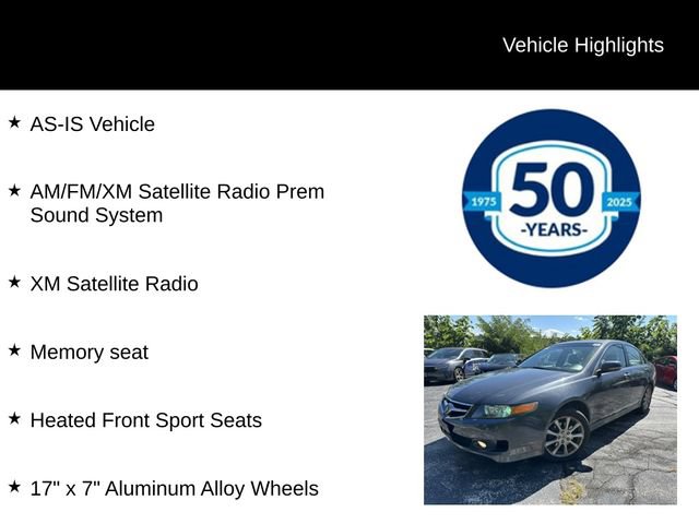 Used 2008 Acura TSX w/ Navigation FWD image 5