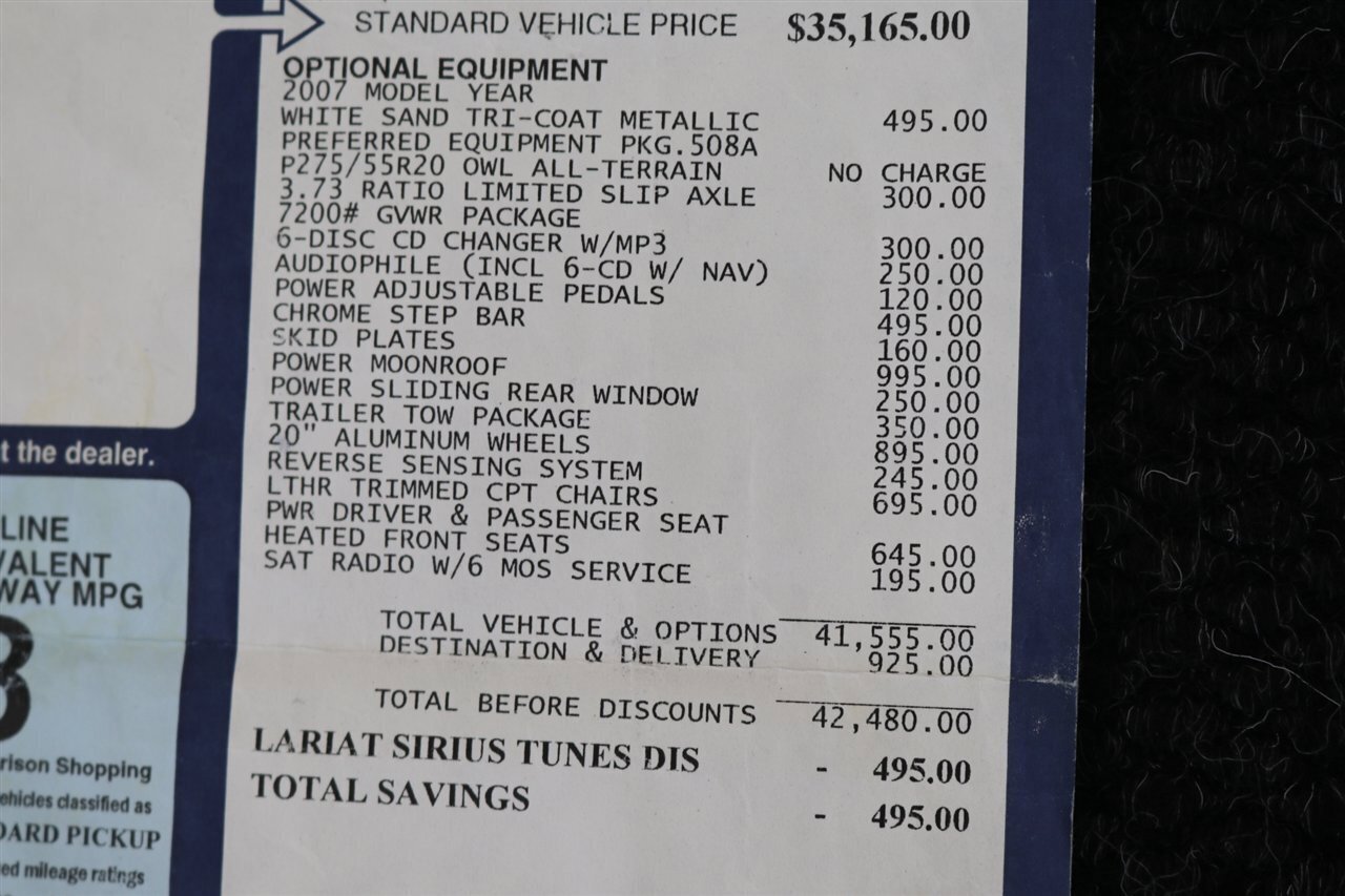 Used 2007 Ford F150 Lariat AWD/4WD image 35